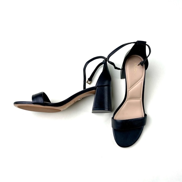 ALDO Black Women's Sandals with heels - Picture 2 of 4